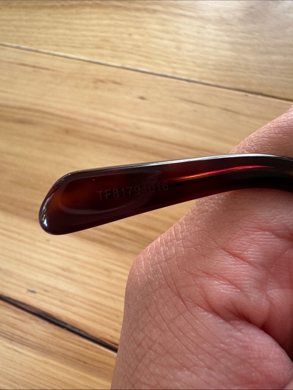 Celine Tortoiseshell Square Sunglasses with Gold Accent - Picture 5 of 7